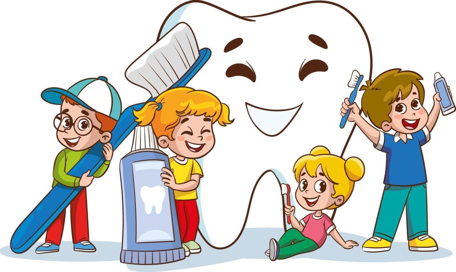 Child receiving friendly pediatric dental care