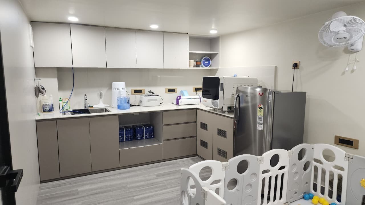 Patient-friendly space at Pristine Dental