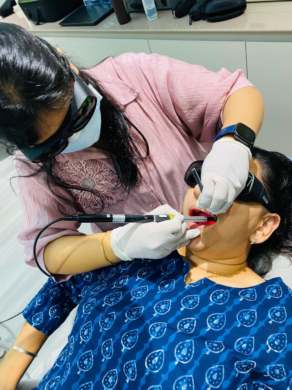 Patient-centred dental consultation at Pristine Dental in Raipur